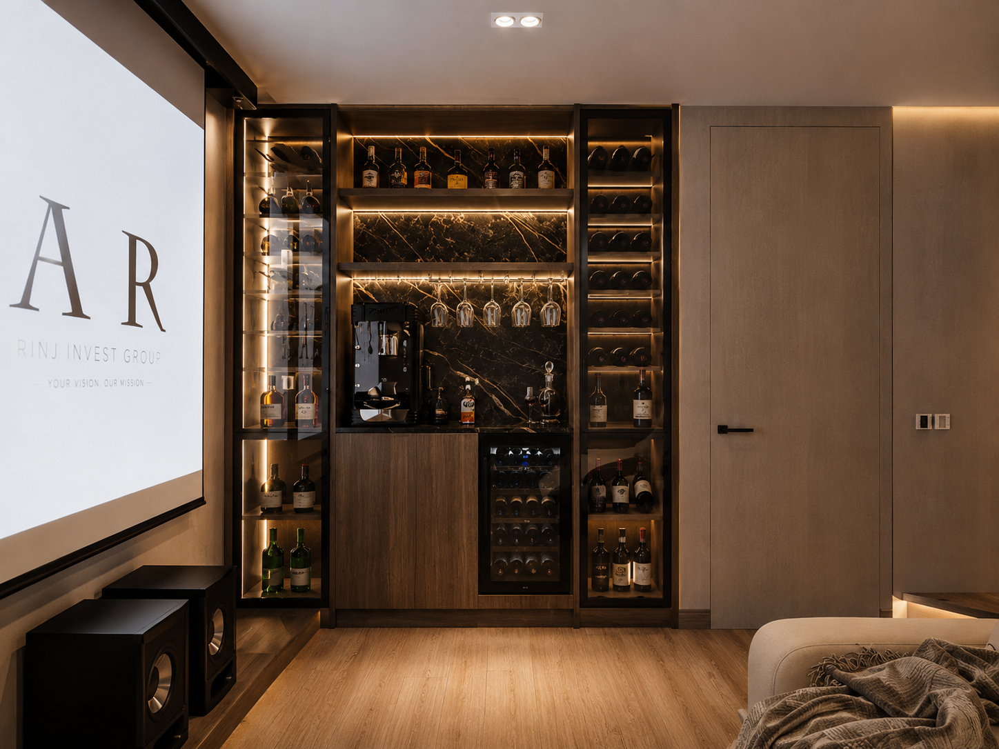 Luxury Contemporary Villa Under Construction for Sale  - View 6