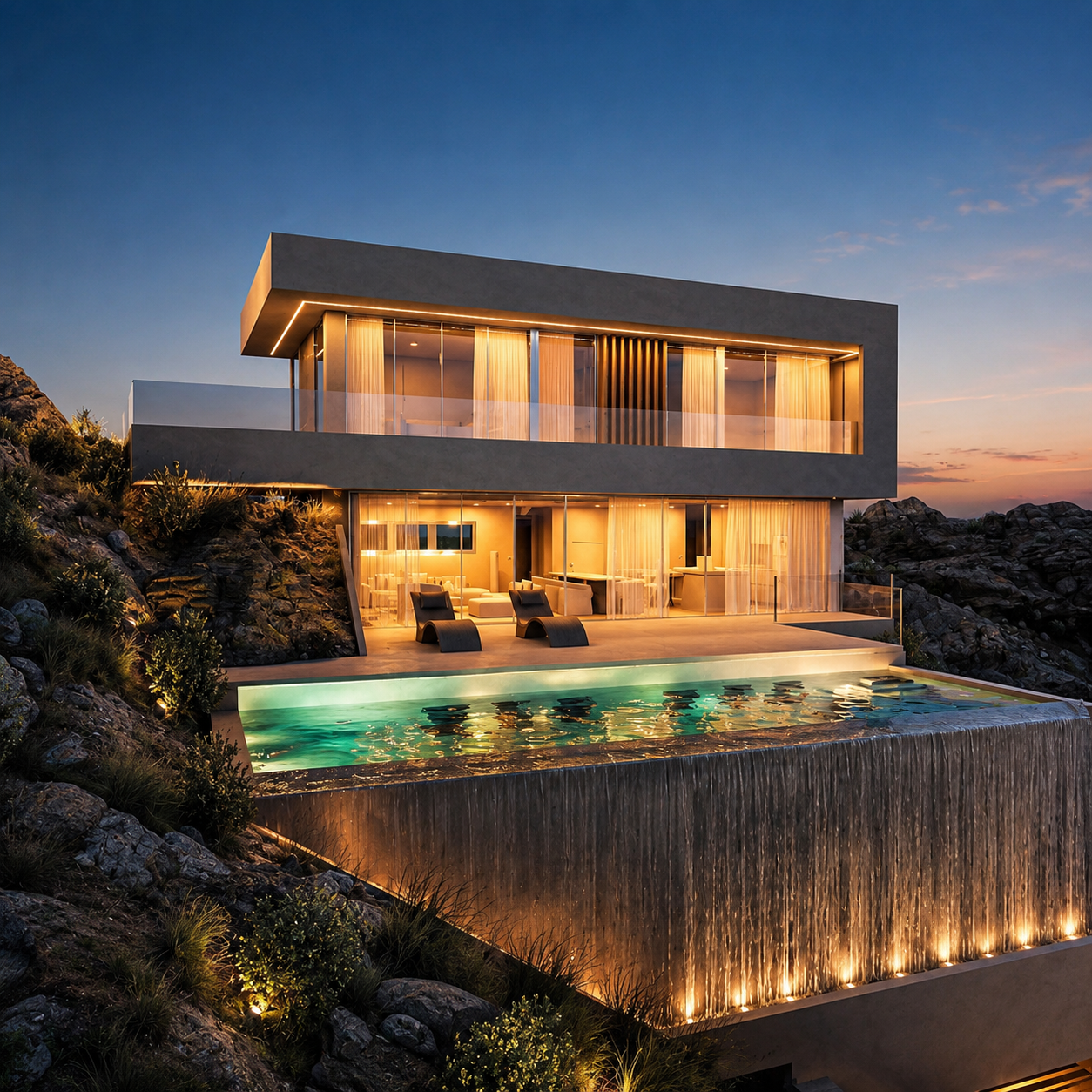 Luxury Contemporary Villa Under Construction for Sale  - View 17