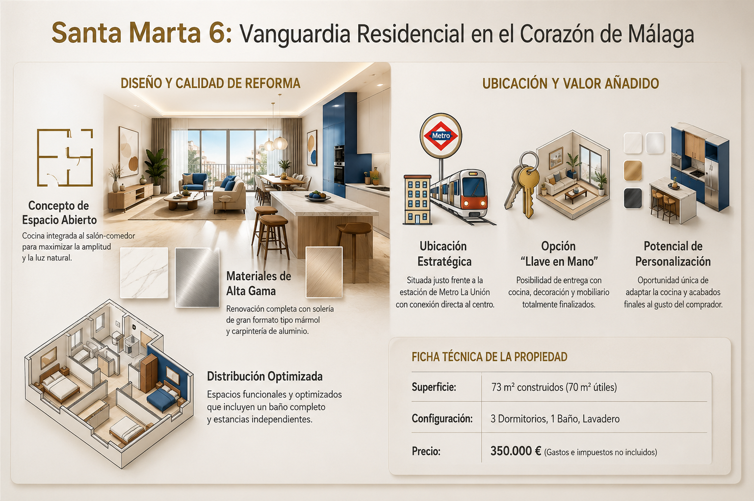 Exclusive Renovated 3-Bedroom Apartment for Sale in Cruz del Humilladero - View 12