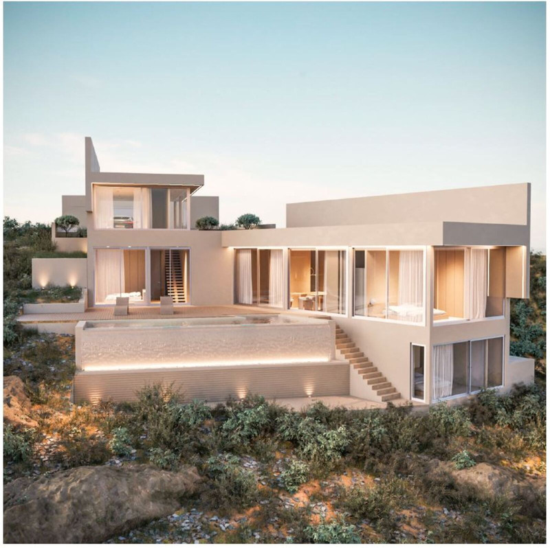 Luxury Contemporary Villa with Panoramic Sea Views