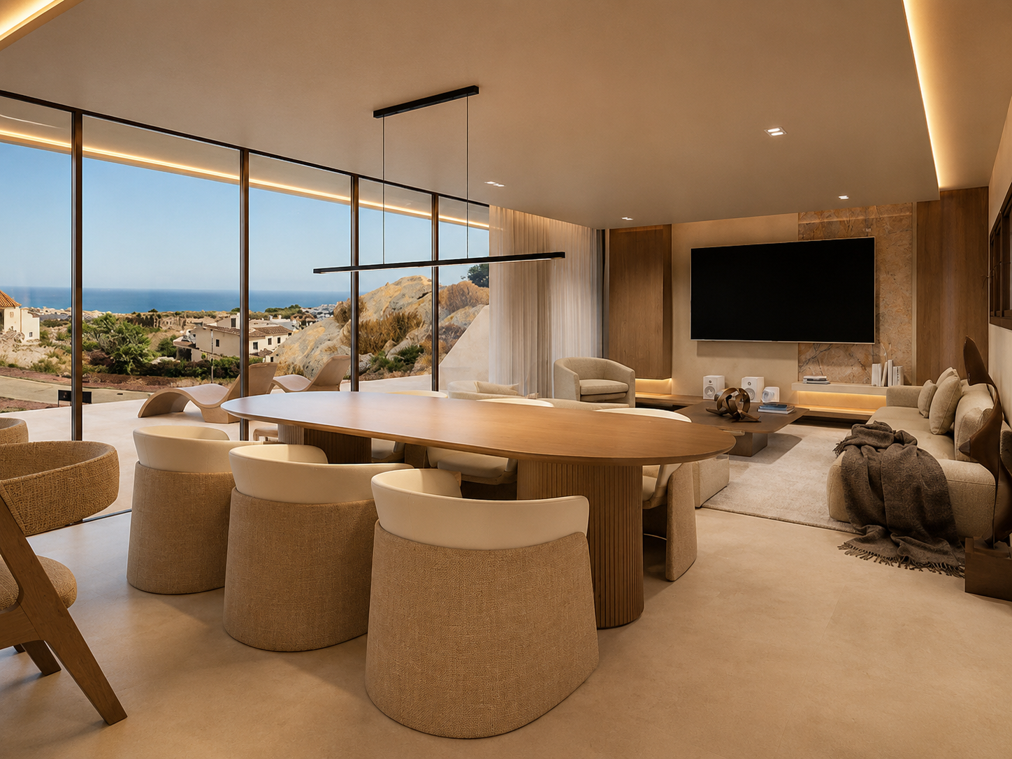Luxury Contemporary Villa Under Construction for Sale  - View 11