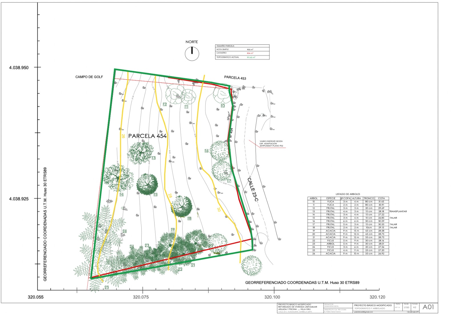 Guadalmina 23 – Frontline Golf Plot - View 14