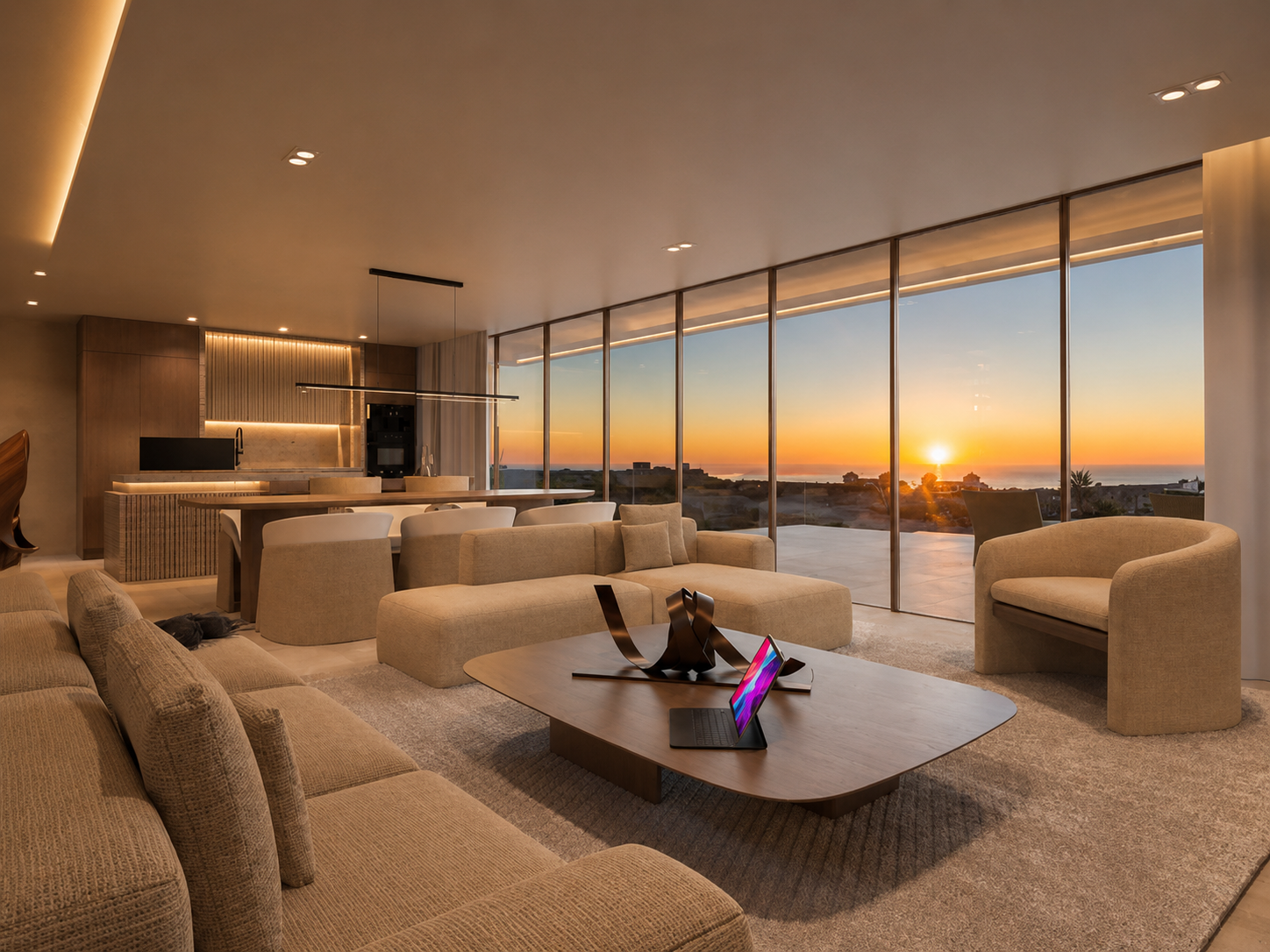 Luxury Contemporary Villa Under Construction for Sale  - View 16